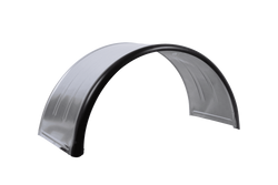 Błotnik bliźniak do przyczepy 16-17,5" DOMAR DK7135 nadkole 1000/450mm metalowy z gumową krawędzią