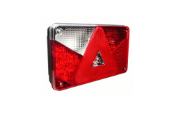 Lampa tylna ASPÖCK MULTIPOINT V LED bajonet 8PIN 7 funkcji lewa