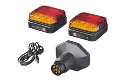 Lampy tylne ProPlus LED 7-PIN 4 funkcje lewa+prawa, na magnes, bluetooth