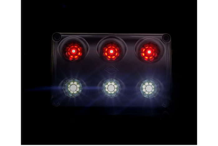 Lampa samochodowa oświetlenia wnętrza HORPOL LWD2325/CZ LED 720lm czarna