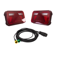 Lampy tylne ASPÖCK MULTILED IV LED + wiązka ASPÖCK 4,5m 7-PIN