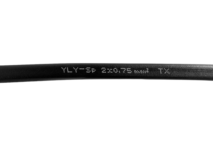 Przewód elektryczny płaski TEXSIM YLY-Sp 2x0,75 dwużyłowy - 1m