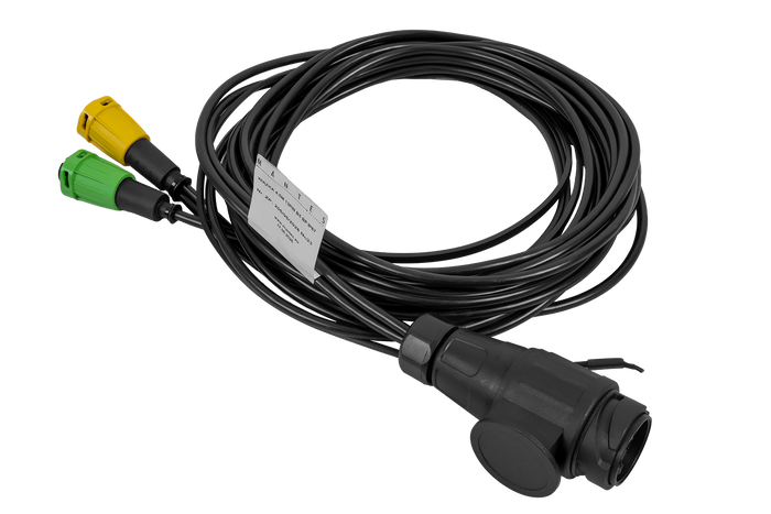Instalacja elektryczna MANTES wiązka przyczepy podłodziowej 4,4m wtyczka 13PIN bajonety 2x5PIN