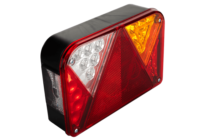 Lampy tylne DOBPLAST DPT35 LED + wiązka MANTES 4m 13PIN