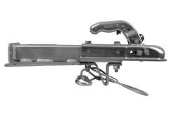 Zaczep kulowy KNOTT KQ14-A+KZE7,5 do przyczepy 750kg z dyszlem typu V