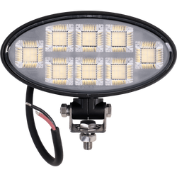 Lampa robocza LED reflektor TT TECHNOLOGY BLACK TT.13417 160xLED 8900lm owalna