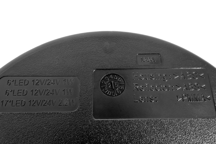 Lampa tylna TT TECHNOLOGY TT.12008 Glo-Trac LED Hamburger 3 funkcje uniwersalna