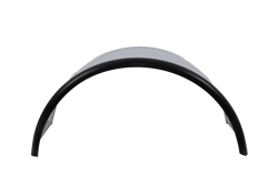 Błotnik bliźniak do przyczepy 15-16" DOMAR DK7115 nadkole 880/400mm metalowy z gumową krawędzią