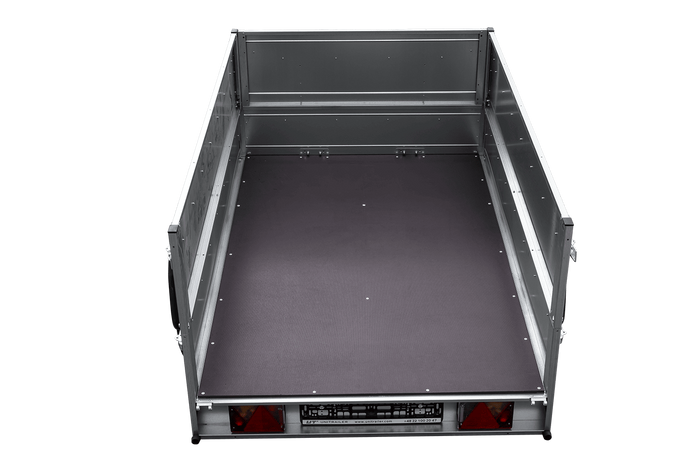 Przyczepka lekka 200x125 UNITRAILER GARDEN 201 KIPP z burtami BIS
