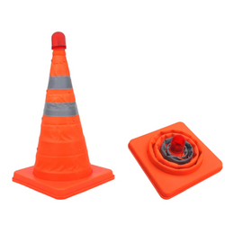 Pachołek drogowy z oświetleniem LED ProPlus 540319 składany pachołek ostrzegawczy 41cm
