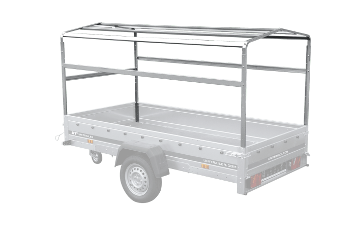 Stelaż H-1100 na plandekę pokrowiec przyczepy UNITRAILER GARDEN 265 KIPP
