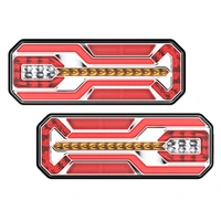 Lampy tylne TruckLED L1949+L1950 LED przewód 0,45m 6 funkcji lewa+prawa
