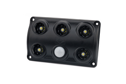 Lampa samochodowa oświetlenia wnętrza HORPOL LWD2156/CZ LED 900lm czarna z czujnikiem ruchu