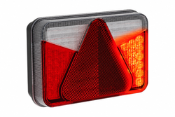 Lampa tylna ASPÖCK MULTILED V bajonet 5PIN 4 funkcje lewa