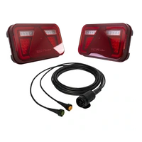 Lampy tylne ASPÖCK MULTILED IV LED + wiązka ASPÖCK 5m 13-PIN