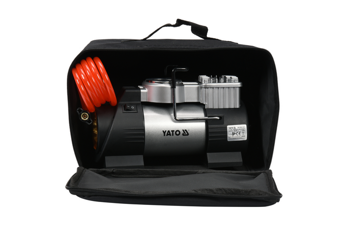 Kompresor samochodowy YATO YT-73460 z lampą LED 12V 180W
