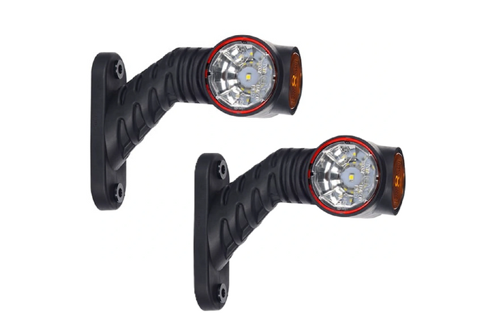 Lampy obrysowe HORPOL LD 2180+LD 2181 LED 3 funkcje lewa+prawa