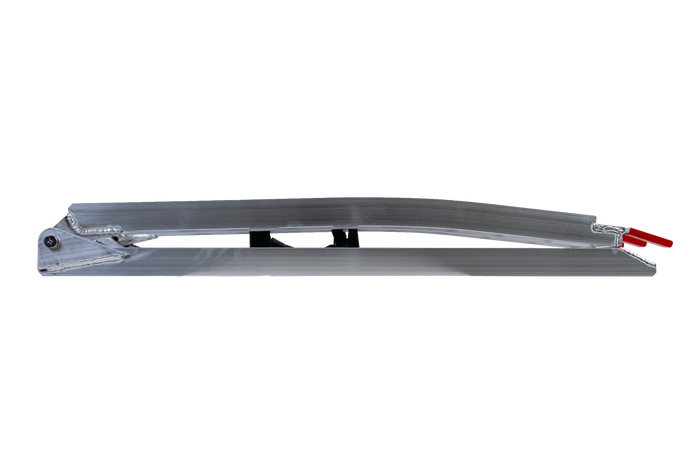 Najazd składany UNITRAILER ALR002 rampa najazdowa aluminiowa do przyczepy lawety 221cm 340kg z pasem