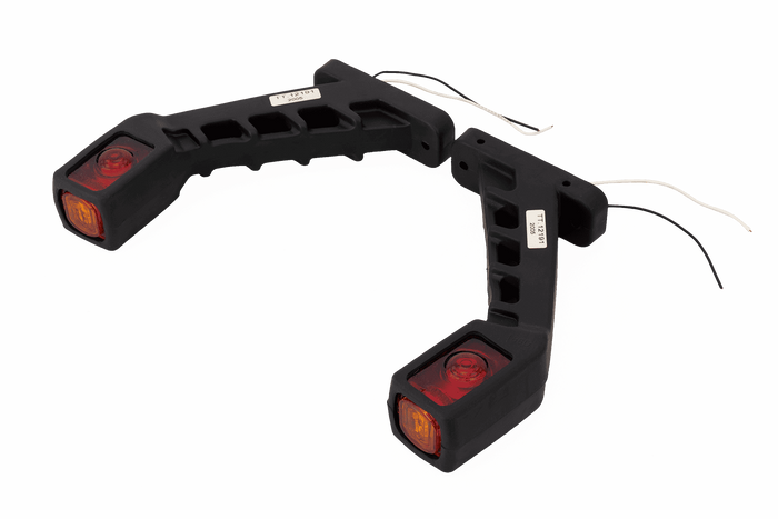 Komplet dwóch lamp obrysowych TT TECHNOLOGY TT.12191 LED lewa+prawa na gumowym wysięgniku