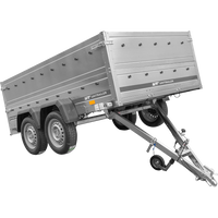 Przyczepka samochodowa 264x150 UNITRAILER GARDEN 265/2 KIPP z burtami BIS